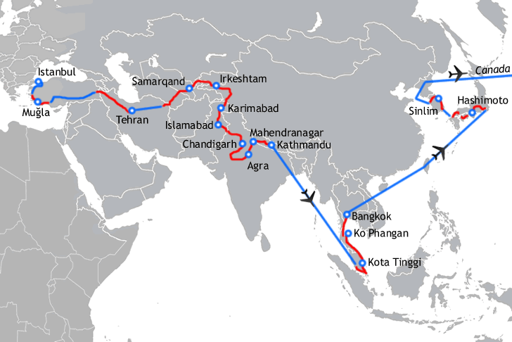 Eurasia map