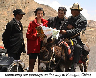 china desert on way to Kashgar