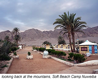 soft beach camp in nuweiba, egypt