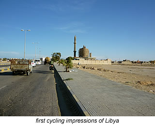 first cycling impressions of Libya