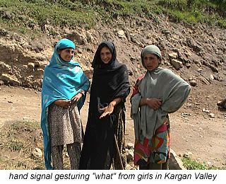 girls in the kaghan valley